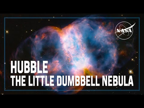 Hubble’s 34th Anniversary Image: The Little Dumbbell Nebula