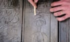 Graffiti-covered door from French revolutionary wars found in Kent