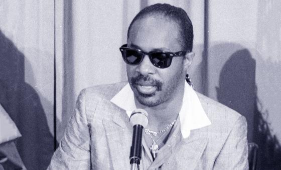 Stories from the UN Archive: Stevie Wonder sounds a note against apartheid