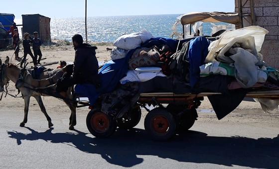 Gaza: 80,000 displaced from Rafah as Israeli bombardment intensifies, say UN aid teams