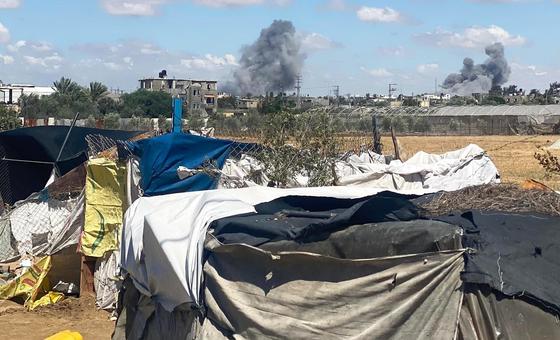 450,000 Gazans now uprooted from Rafah as Israeli bombardment continues