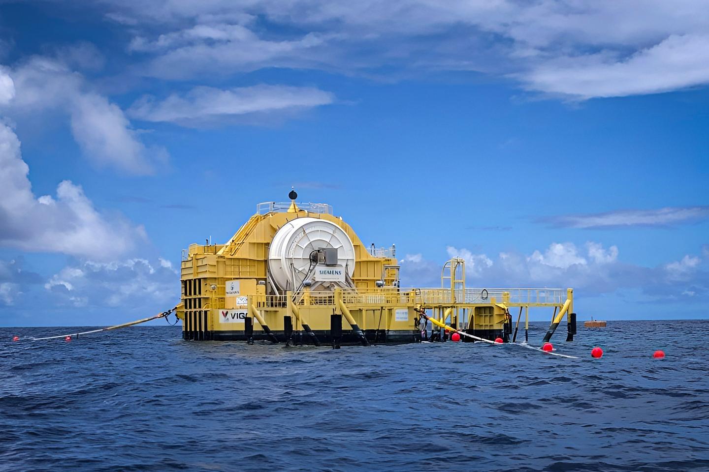 Revolutionary grid-scale wave energy generator deployed in Hawaii