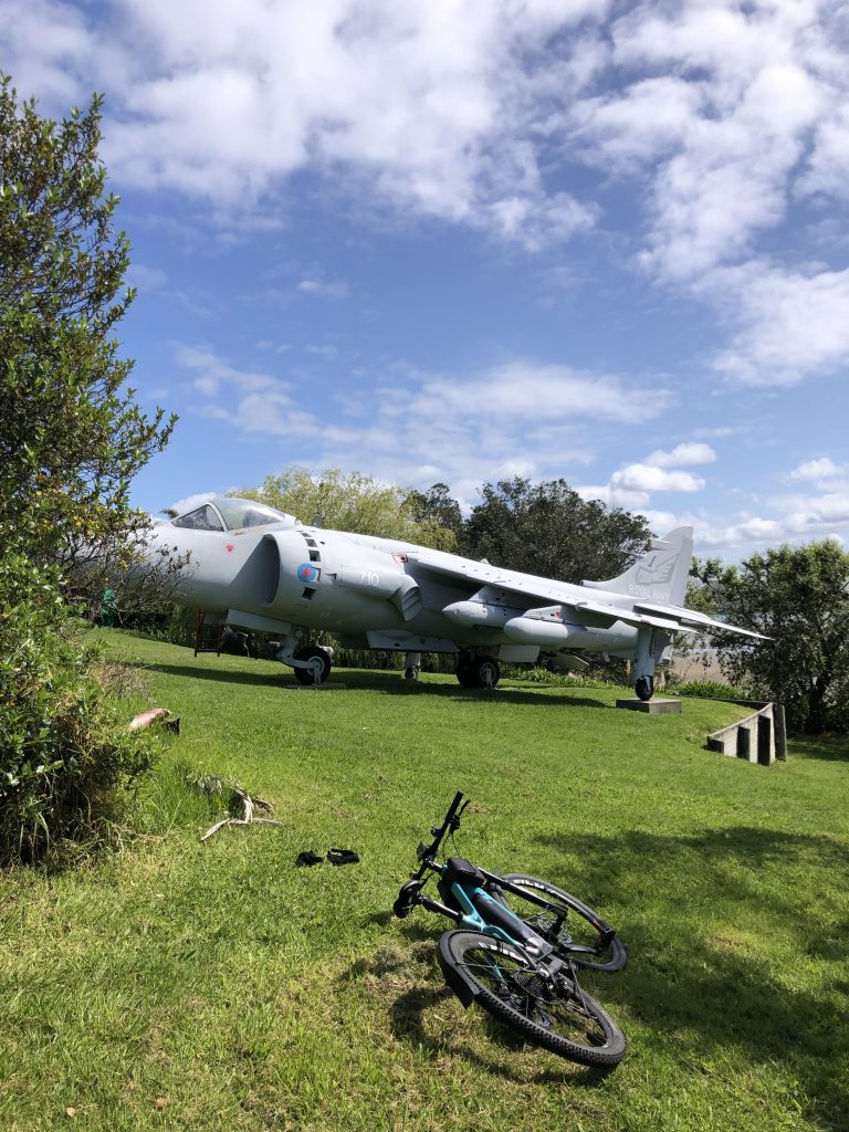 Found a Royal Navy Harrier Jet while biking