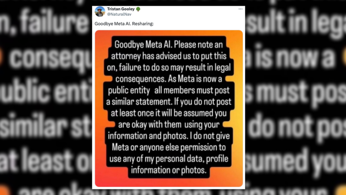 ‘Goodbye Meta AI’ Message Won’t Stop Company from Scraping Your Data