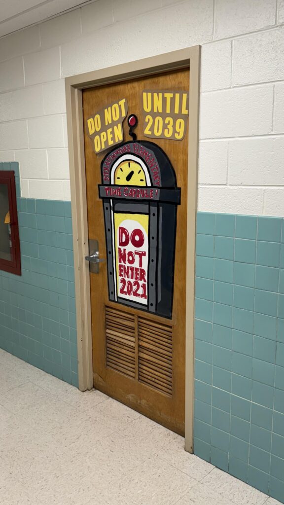 My kid’s school has a whole room as a time capsule.