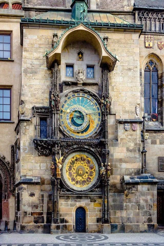 Installed in 1410, this 600-year-old clock in Prague is the world’s oldest astrological clock still in operation