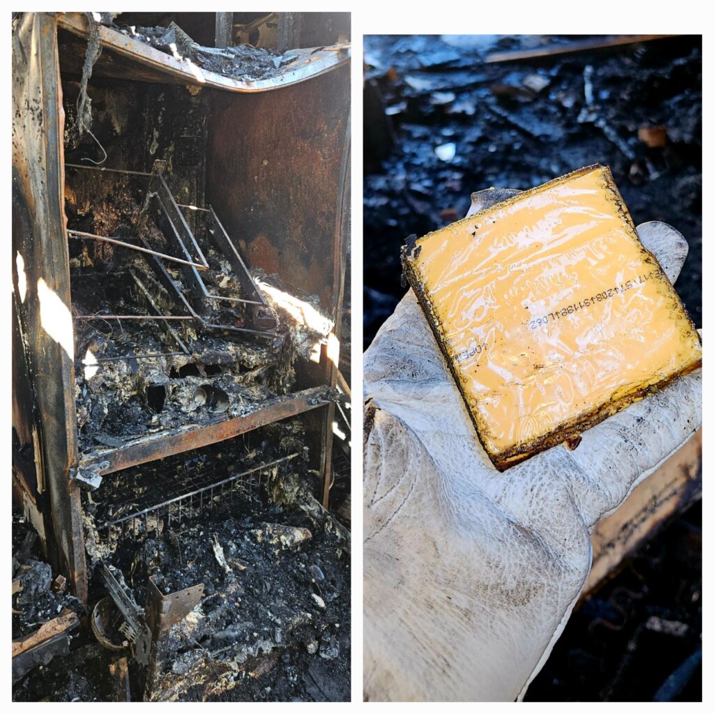 My mom’s house burned down but there was still American Cheese in the fridge.