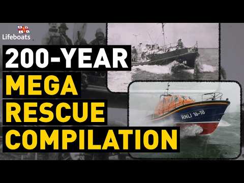 200-year mega rescue compilation: Dramatic RNLI rescues caught on camera