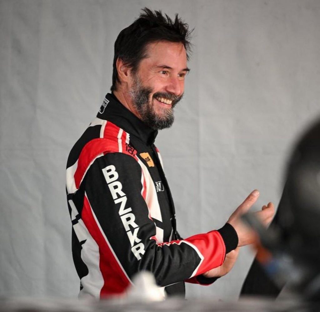 Keanu Reeves placed 25th out of 35 in his professional racing debut at the Toyota GR Cup