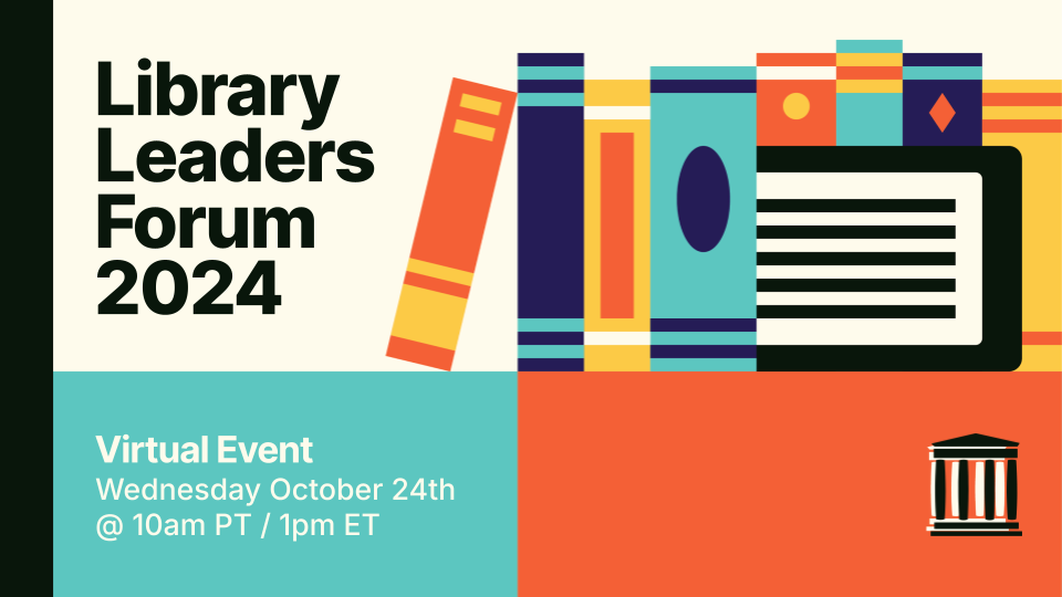 Register Now for the Virtual Library Leaders Forum