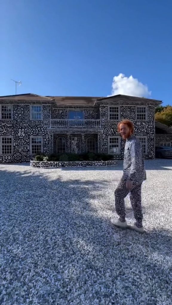 Sam Cox (@mrdoodle), spent two years transforming his 12-room mansion in Kent into a surreal, doodle-covered masterpiece. Every inch of the house, fro…