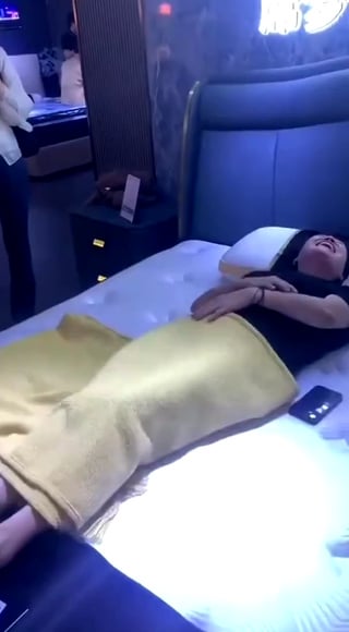 Bouncing bed in China might help couples!