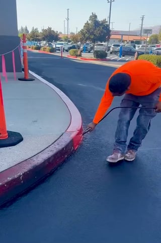 Steady hand for painting curbs