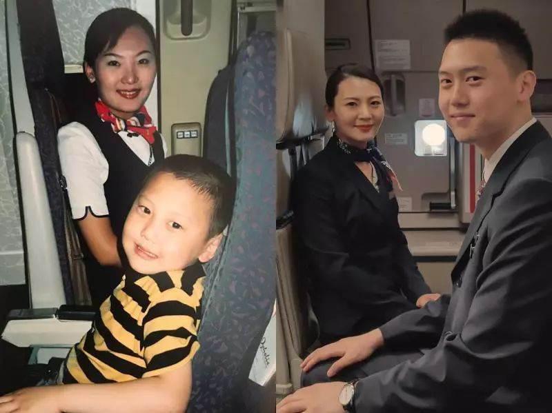 Boy grows up to be air steward for China Eastern Airlines and has reunion with stewardess he met on a flight of the same airline 20 years ago