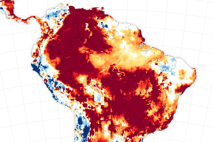 Intense, Widespread Drought Grips South America