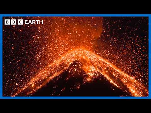 Precision Drone Flying Around An Erupting Volcano (Pt. 2) | BBC Earth Science