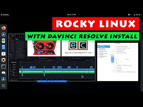 Rocky Linux — with DaVinci Resolve Install