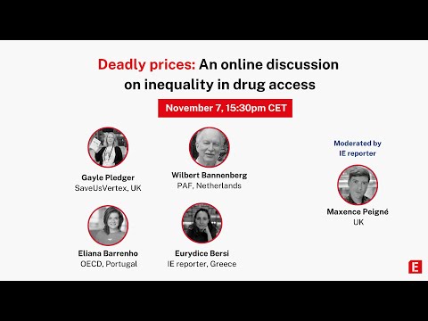 Webinar – Does the pharmaceutical industry dictate the price of life?