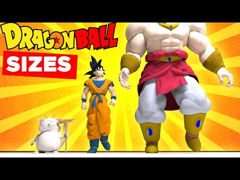 🐉 DRAGON BALL Size COMPARISON 🐉 (First-person view)