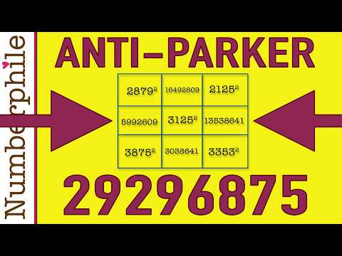 The Anti-Parker Square – Numberphile