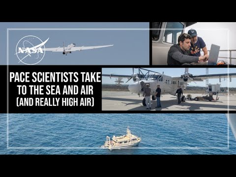 PACE Scientists Take to the Sea and Air (and Really High Air)