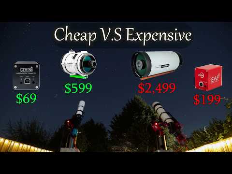 CHEAP v.s EXPENSIVE Telescope Gear?! 🔭✨💰