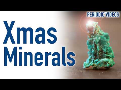 Emerald Christmas Tree (& other festive minerals) – Periodic Table of Videos