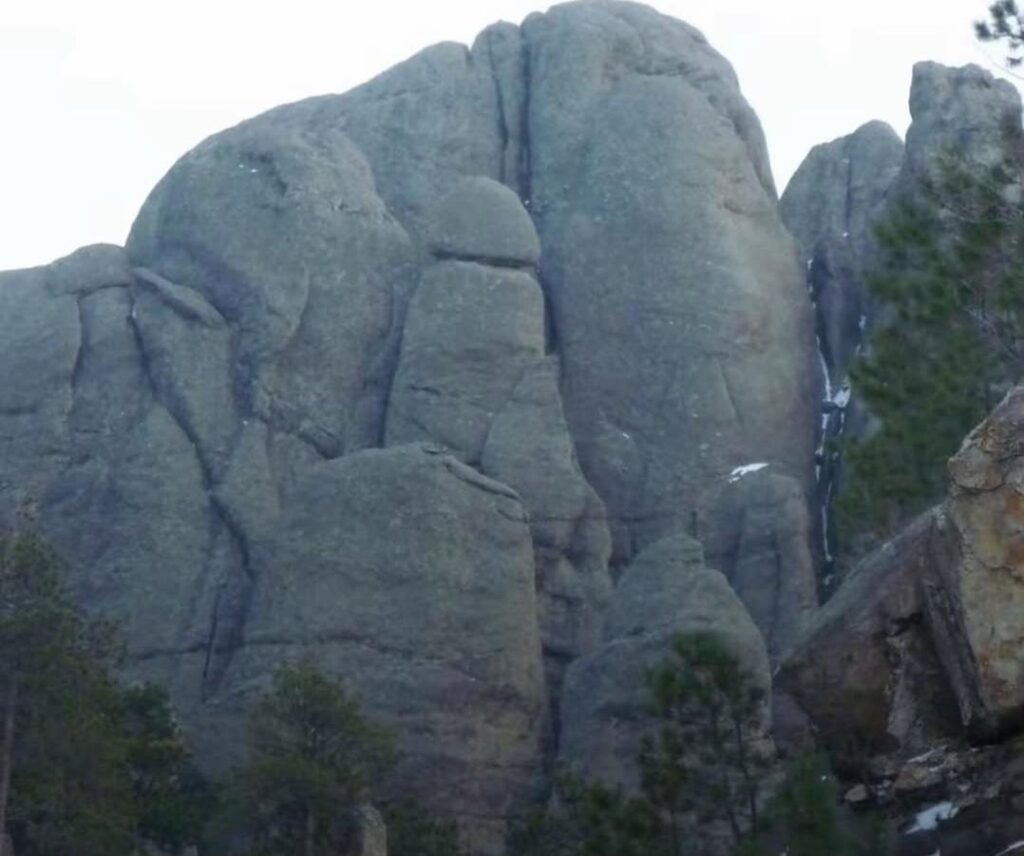 The Back Of Mt. Rushmore