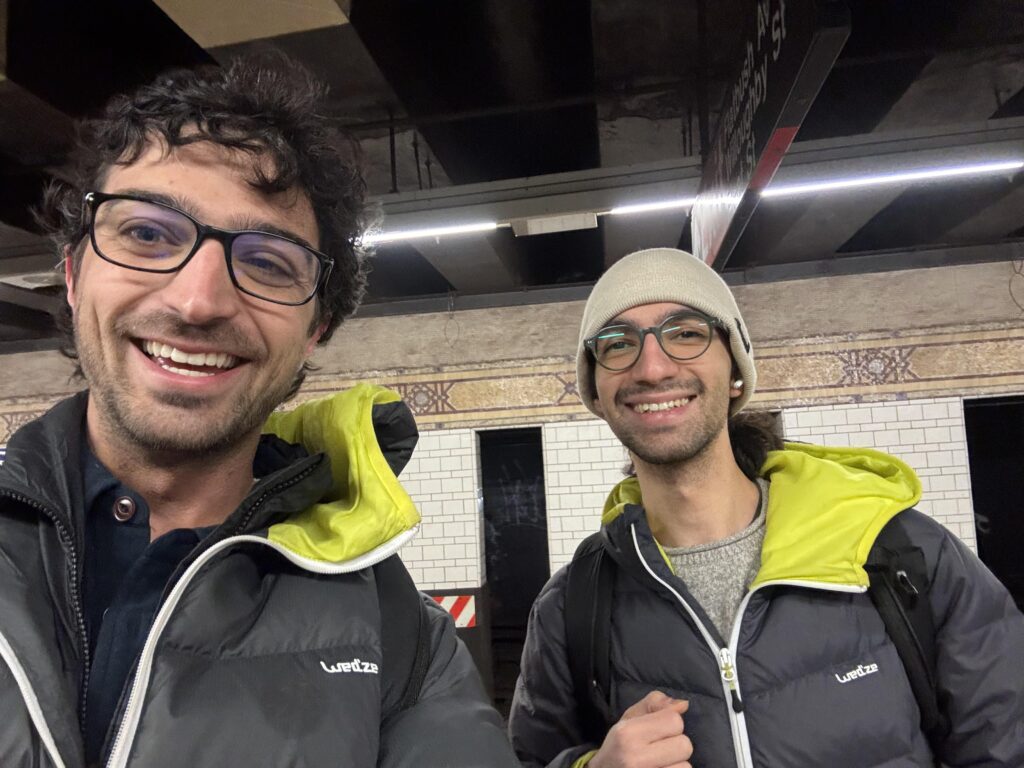 Found a random guy who looks like me waiting for the subway the other day.