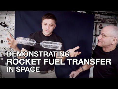 Demonstrating Rocket Fuel Transfer in Space