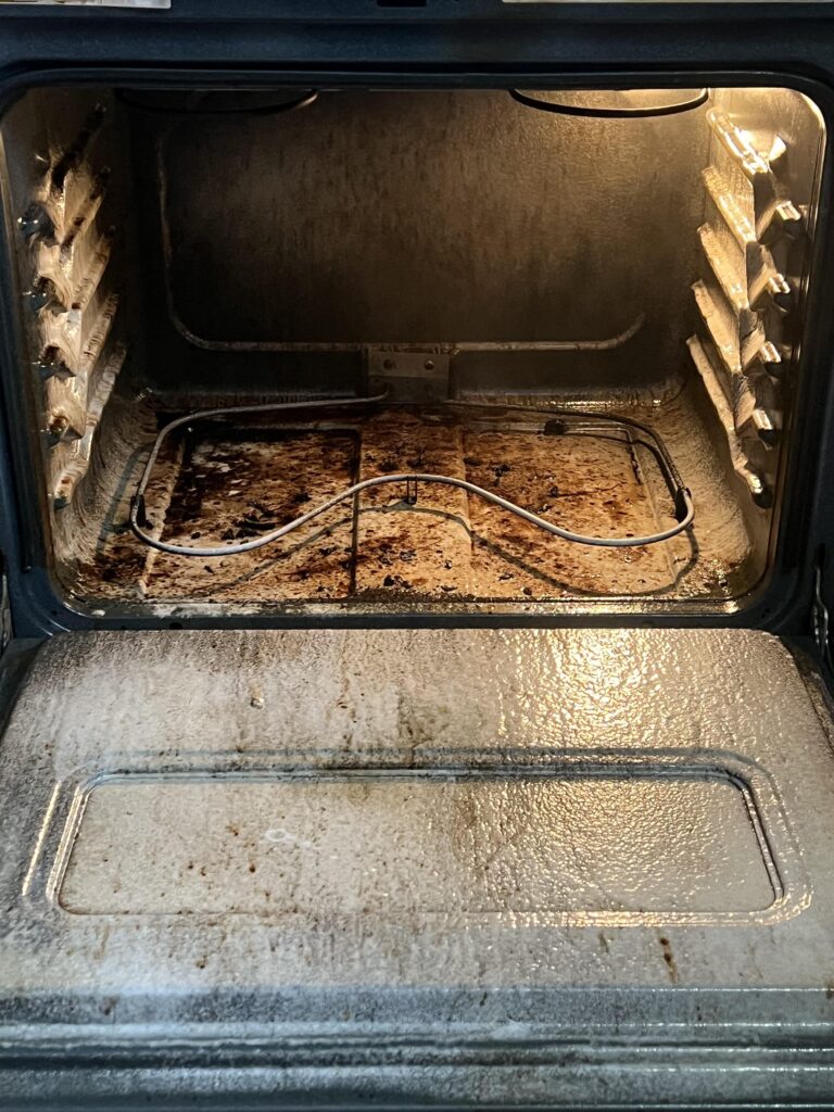 I cleaned my oven