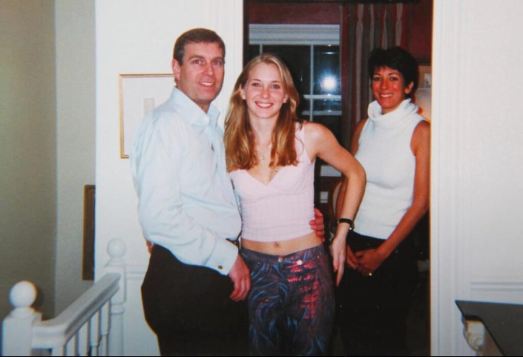 Prince Andrew Claims He’s Never Met Virginia Giuffre—This Photo Says Otherwise.