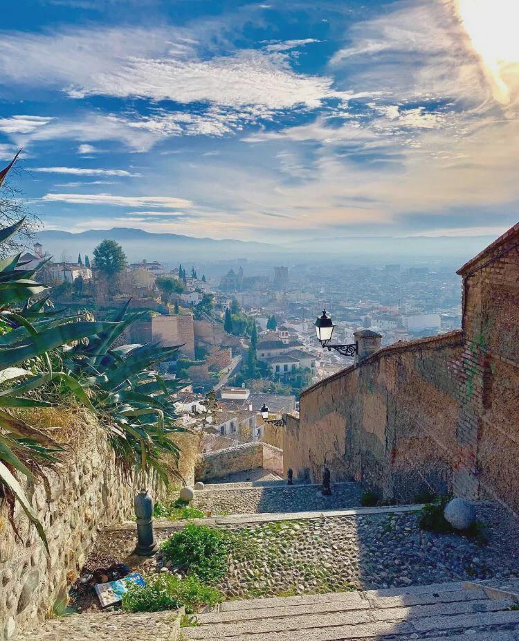 Breathtaking view in Granada, Spain