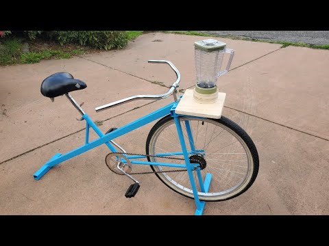 How I made a pedal powered blender
