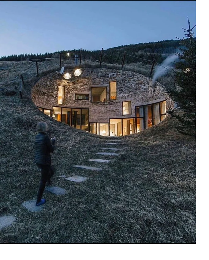 a hidden cabin in Switzerland
