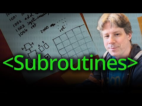 Subroutines in Low Level Code – Computerphile